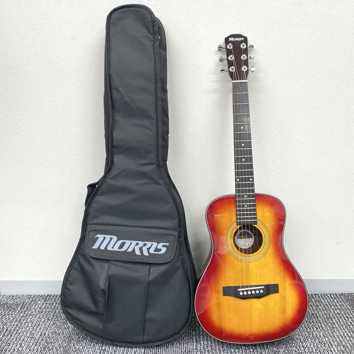 ＄ Morris ミニアコースティックギター LA-231CS 15090695 モーリス アコースティックギター アコギ ギター ソフトケース付 モノトク