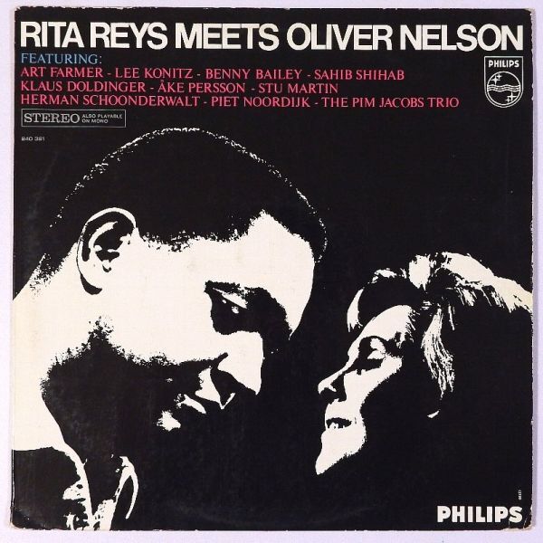 ☆Rita Reys Meets Oliver Nelson☆オランダPHILIPS 840 381 PY 廃盤ジャズLP !!!