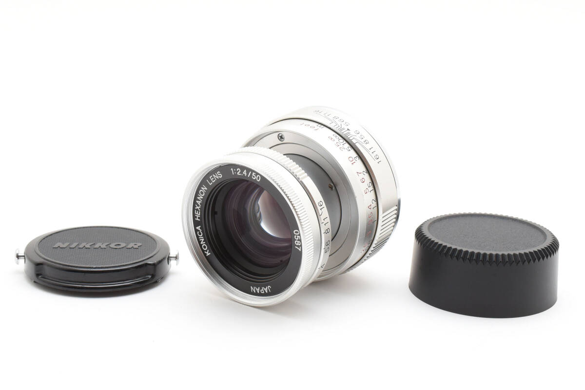 【特上美品】KONICA HEXANON 50mm F2.4 ヘキサノン ライカ Lマウント コニカ 完動品 #283
