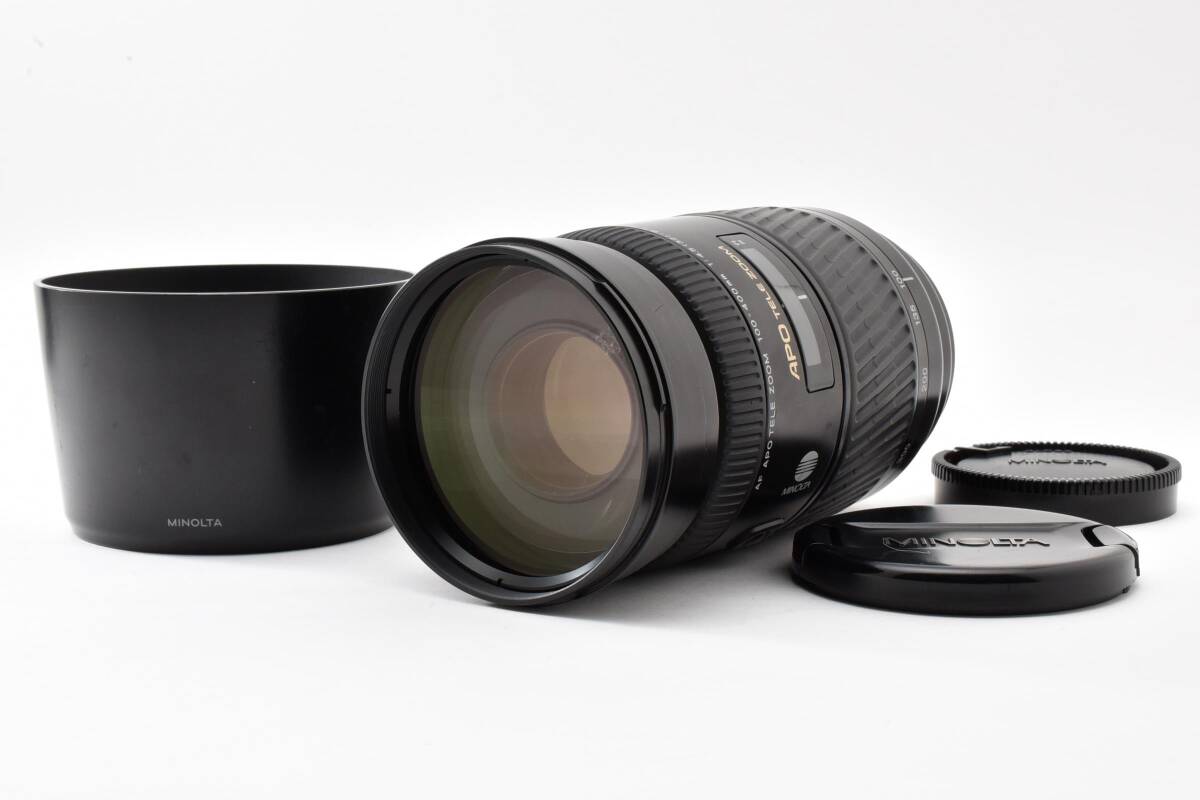 【美品】MINOLTA AF APO TELE ZOOM 100-400mm F4.5-6.7 Aマウント ミノルタ 完動 #438