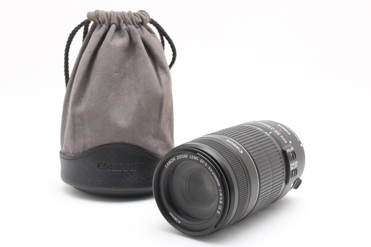 【美品】Canon EF-S 55−250m IS ii キャノン #461