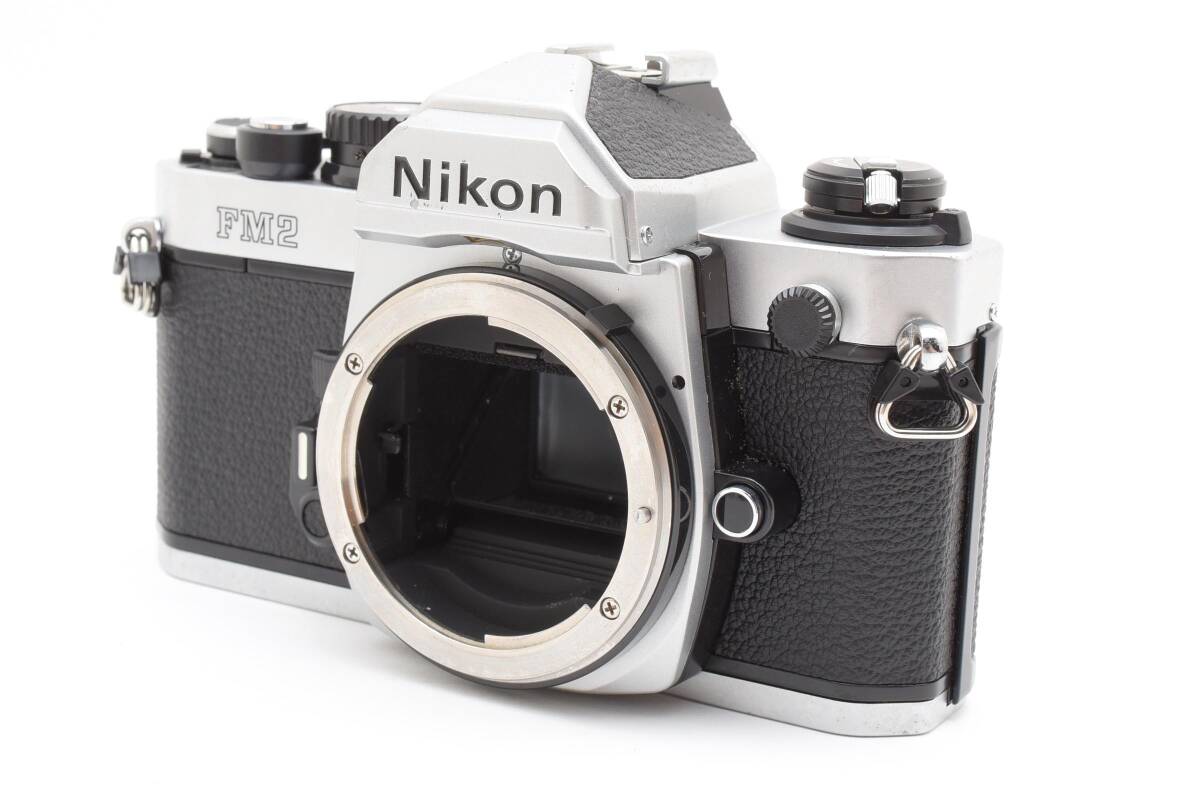 【特上美品】Nikon New FM2 シルバー 後期型 C/R 8273313 ニコン 完動 #474