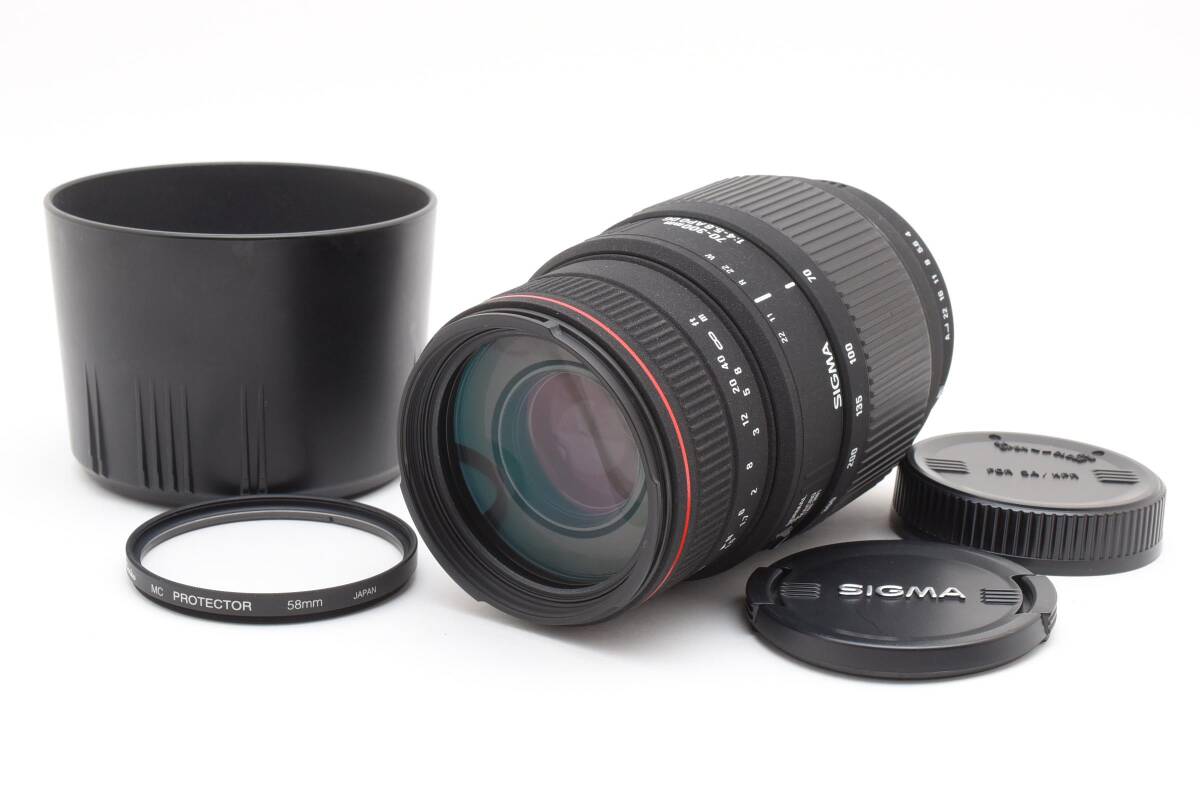 【美品】SIGMA APO 70-300m F4-5.6 DG MACRO ペンタックス用 シグマ #485