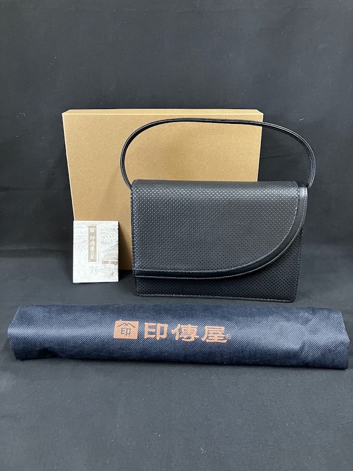 印傳屋　印伝　印傳　ハンドバッグ　フォーマル★2369管理
