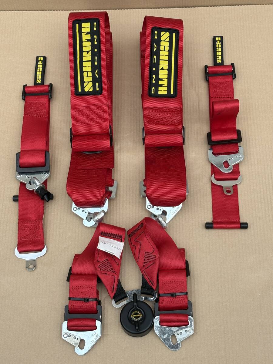 【中古】シュロス(SCHROTH)　6点式シートベルト プロフィ 3x2 Profi 3x2 94540 94541