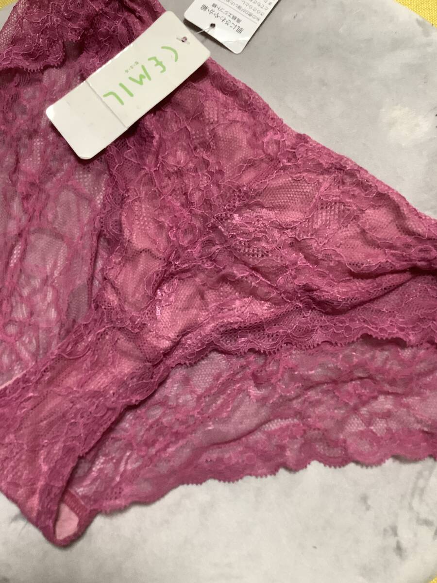 新品　pink　lace　　xL　パンティ