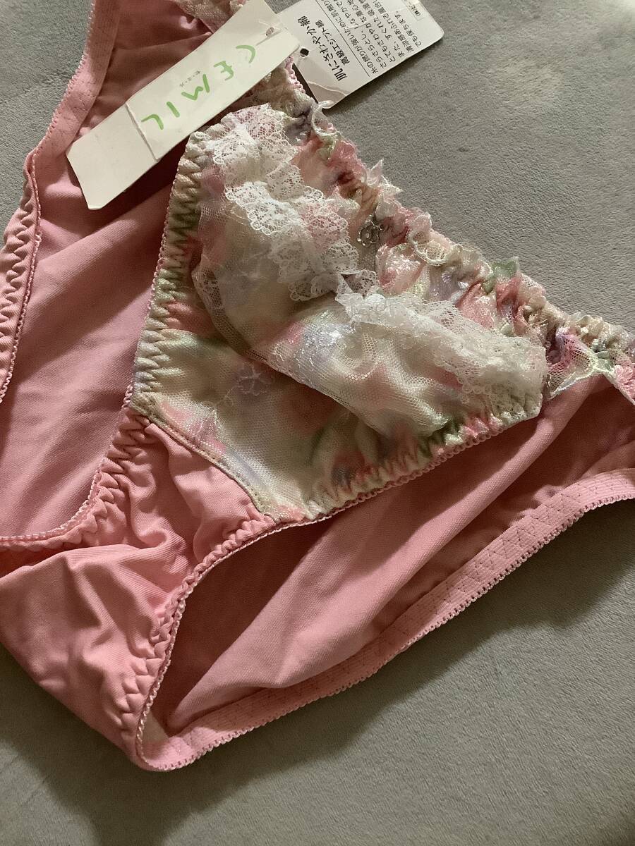 新品　L　pink　かわいい　光　パンティ