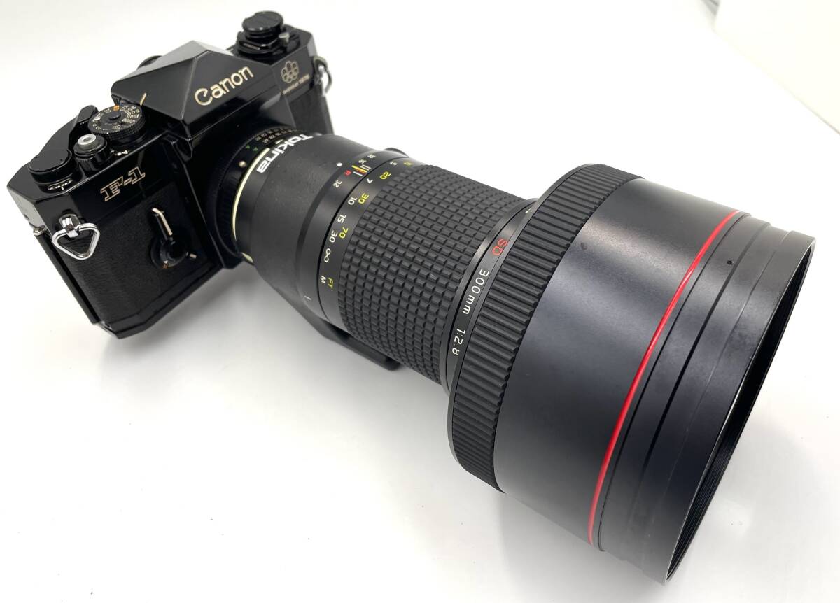 Canon F-1 1976 Montreal オリンピック ＋ TOKINA　 AT-X 300mm 1:2.8 SD canon tokina キャノン トキナー 1976 300 2.8