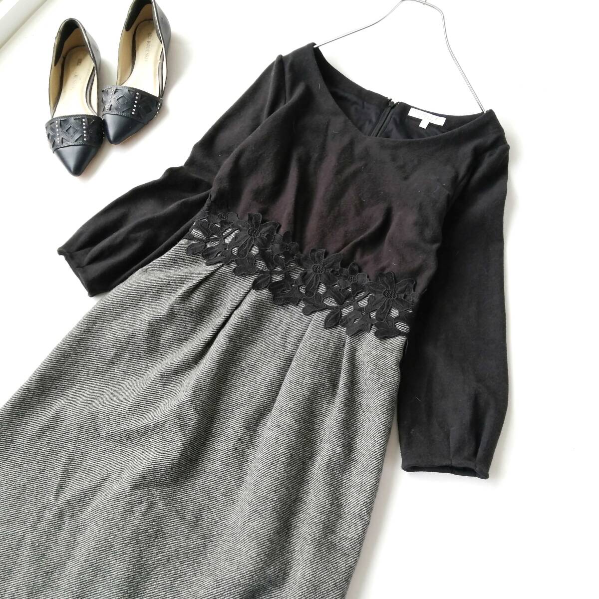 PROPORTION BODY DRESSING プロポーションボディドレッシング レディース♪長袖ワンピース ひざ丈 260825no【4点同梱で送料無料】