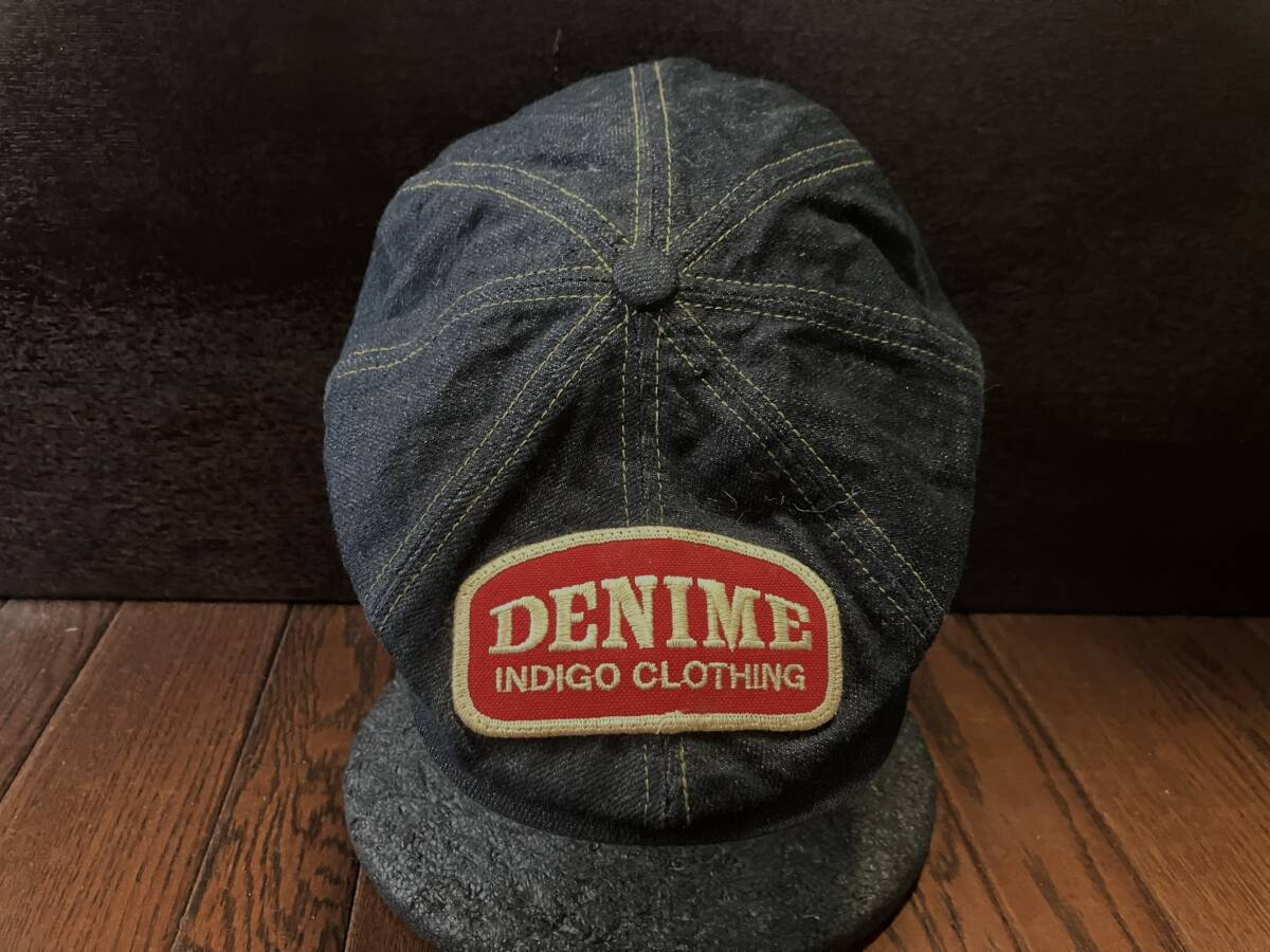 ドゥニーム ＤＥＮＩＭＥ デニム ハンチング 検索 インディゴ 帽子 ＤＥＮＩＭＥワッペン
