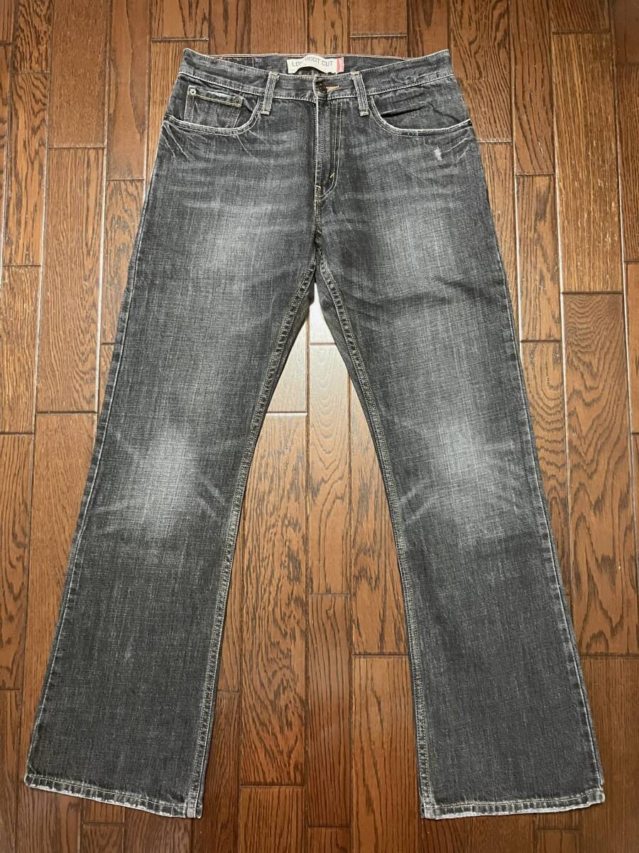リーバイス Ｌｅｖｉ’ｓ ５２７ ｗ３１ ひげ落ち ロー ブーツカット ジーンズ 縦落ち フレア デニム パンツ ジッパーフライ ローライズ