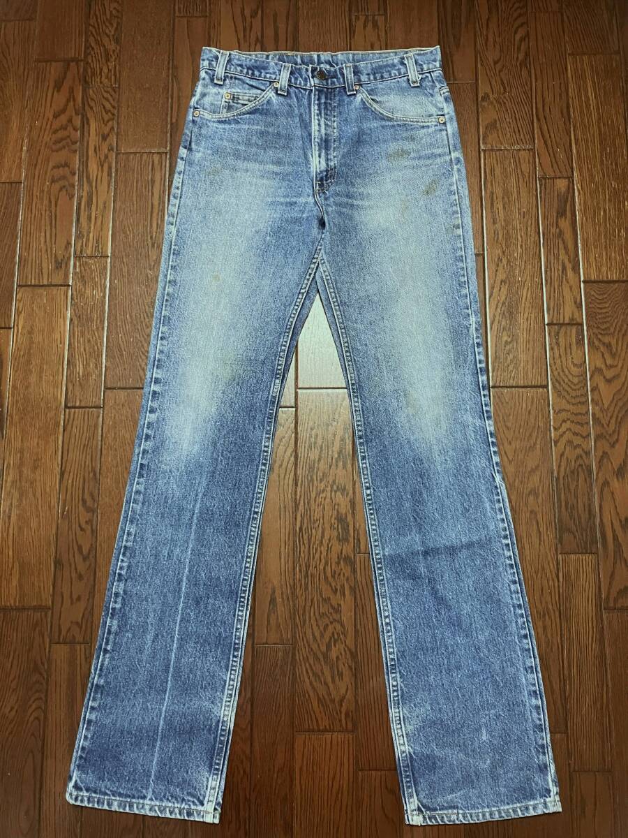 USA製 リーバイス Ｌｅｖｉ’ｓ ５１７ ｗ３２ ひげ落ち ブーツカット ジーンズ 脚長 デニム パンツ ジッパーフライ アメリカ製 米国製