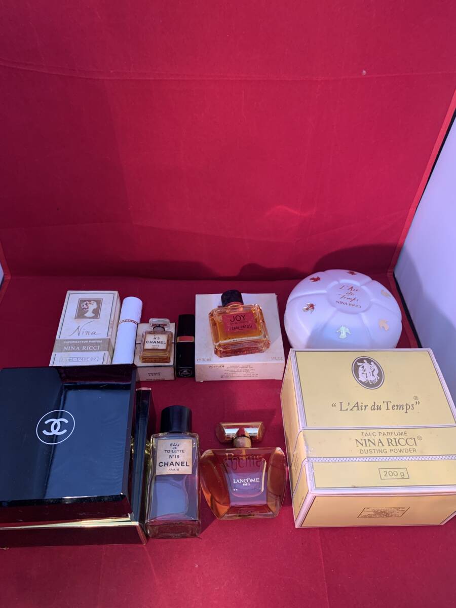 化粧品 香水 フレグランス まとめ売り NINARICCI CHANEL LANCOME JEANPATOU 化粧品香水使用済み レディース ヘルスケア 【1円スタート】