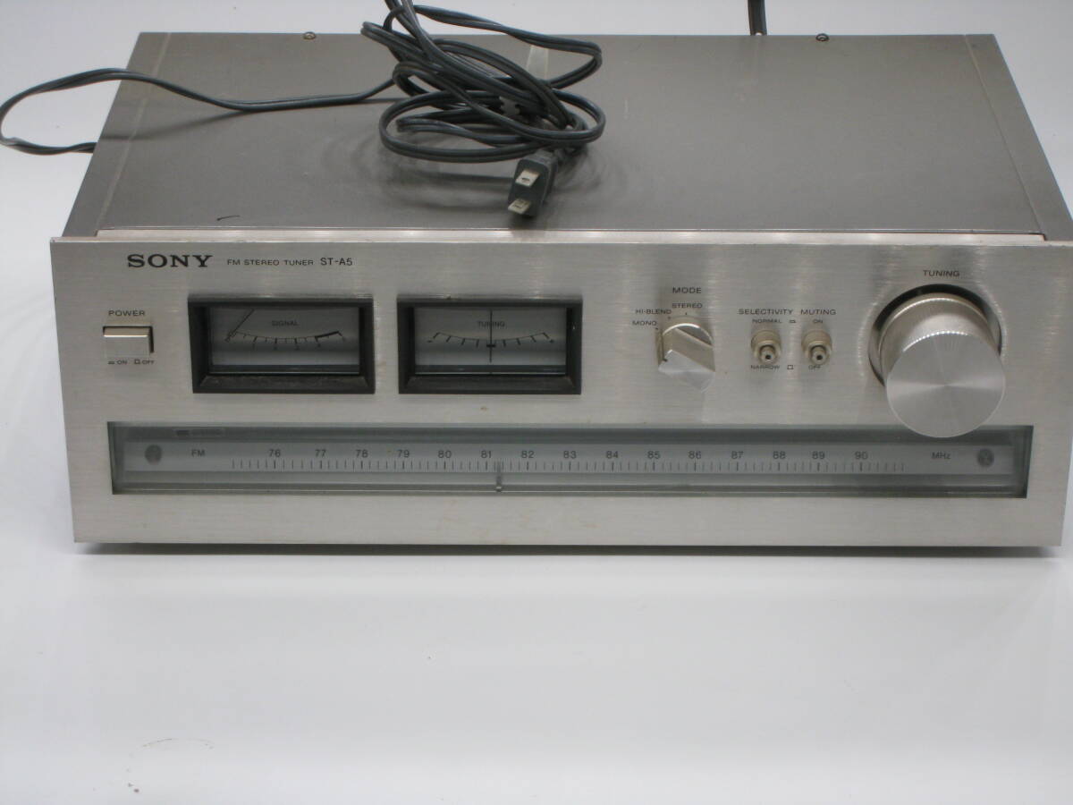 SONY/ソニー ST-A5 FM STEREO TUNER 通電確認済 USED