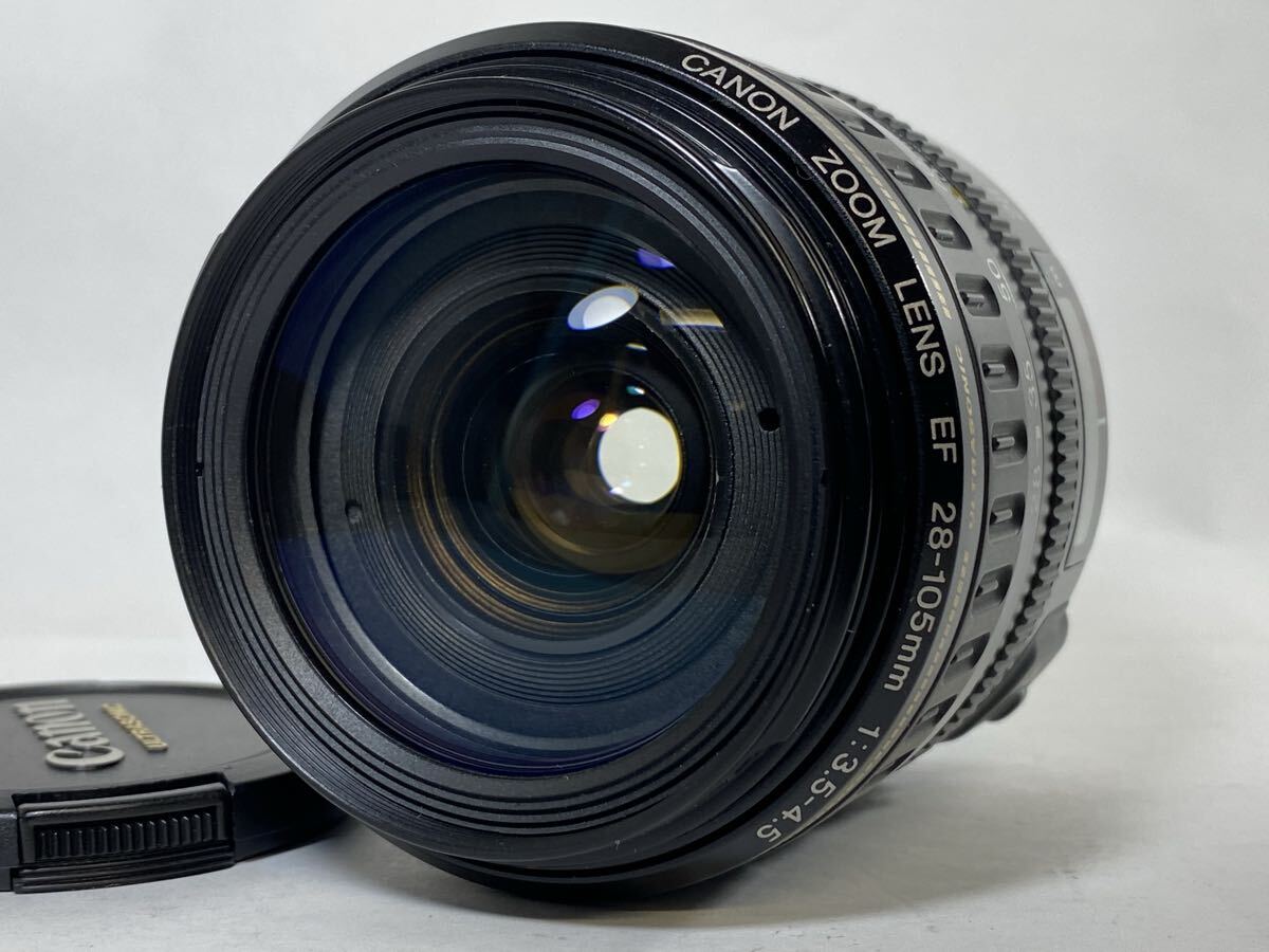 外観美品！光学カビなし・うすくもりあり！使えるレンズ！キヤノン Canon EF 28-105mm F3.5-4.5 USM /管260808