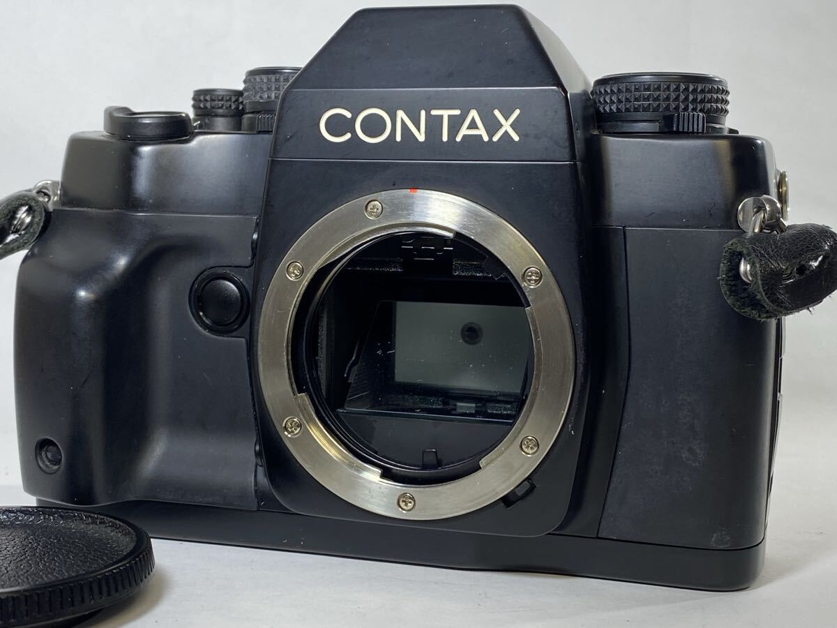 レンズを装着して動作確認済！コンタックス CONTAX RX ボディ 純正ストラップ付属 /管260833