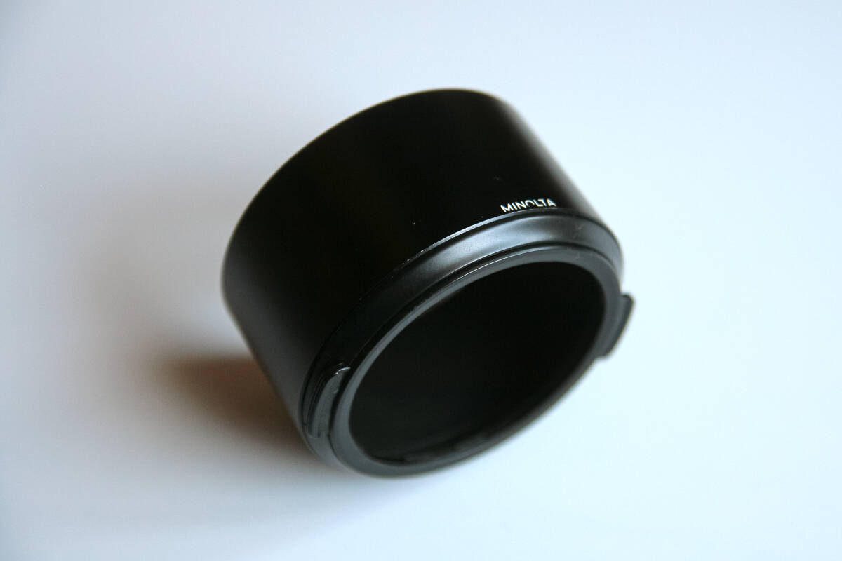 【希少・金属製】MINOLTA ミノルタメタルレンズフード【A70-210/F4】フィルター径55mm アルミ製 純正