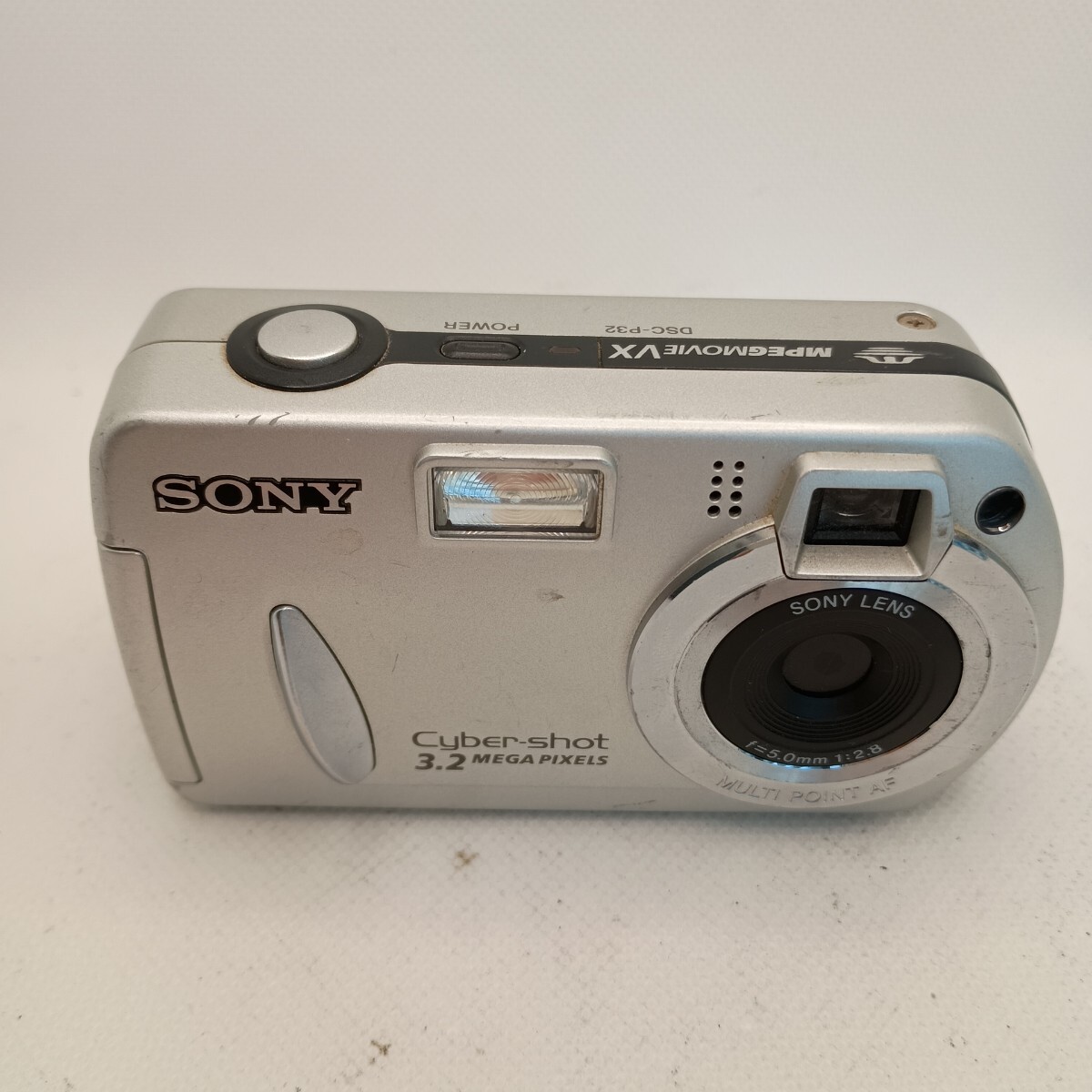 3630 【動作確認済】1円スタート SONY Cyber-shot DSC-P32 コンパクトデジタルカメラ シルバー