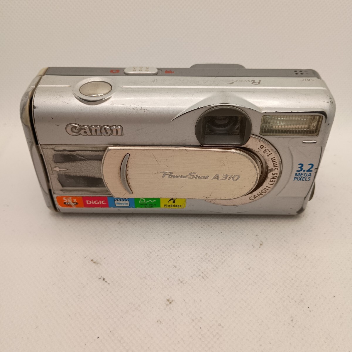 4461 【動作未確認】1円スタート Canon Powershot A310 コンパクトデジタルカメラ シルバー