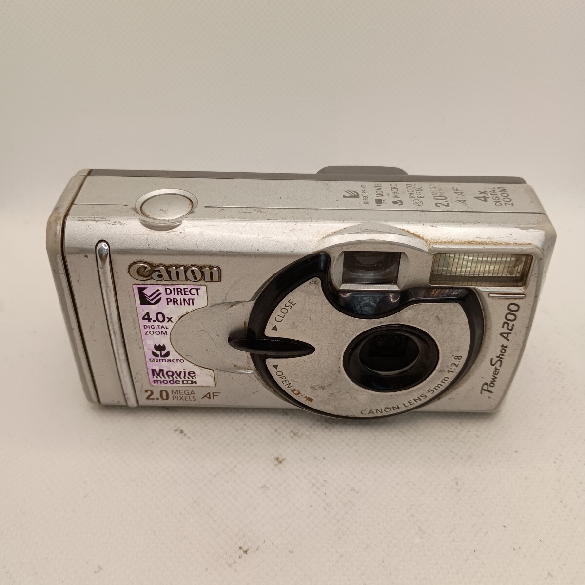 1119 【動作未確認】1円スタート Canon PowerShot A200 コンパクトデジタルカメラ シルバー