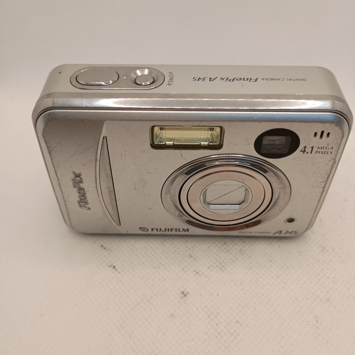 3618 【動作確認済】1円スタート FUJIFILM FinePix A345 コンパクトデジタルカメラ シルバー