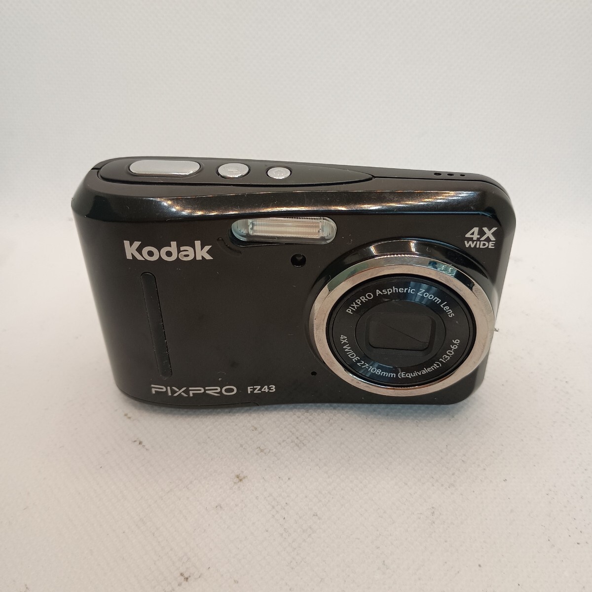 4739 【動作確認済】1円スタート Kodak PIXPRO FZ43 コンパクトデジタルカメラ ブラック