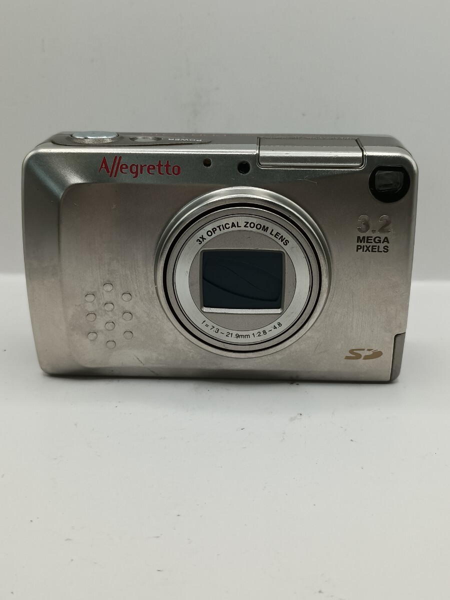 7918 【通電・動作未確認】1円スタート Allegretto PDR-3310 シルバー コンパクトデジタルカメラ