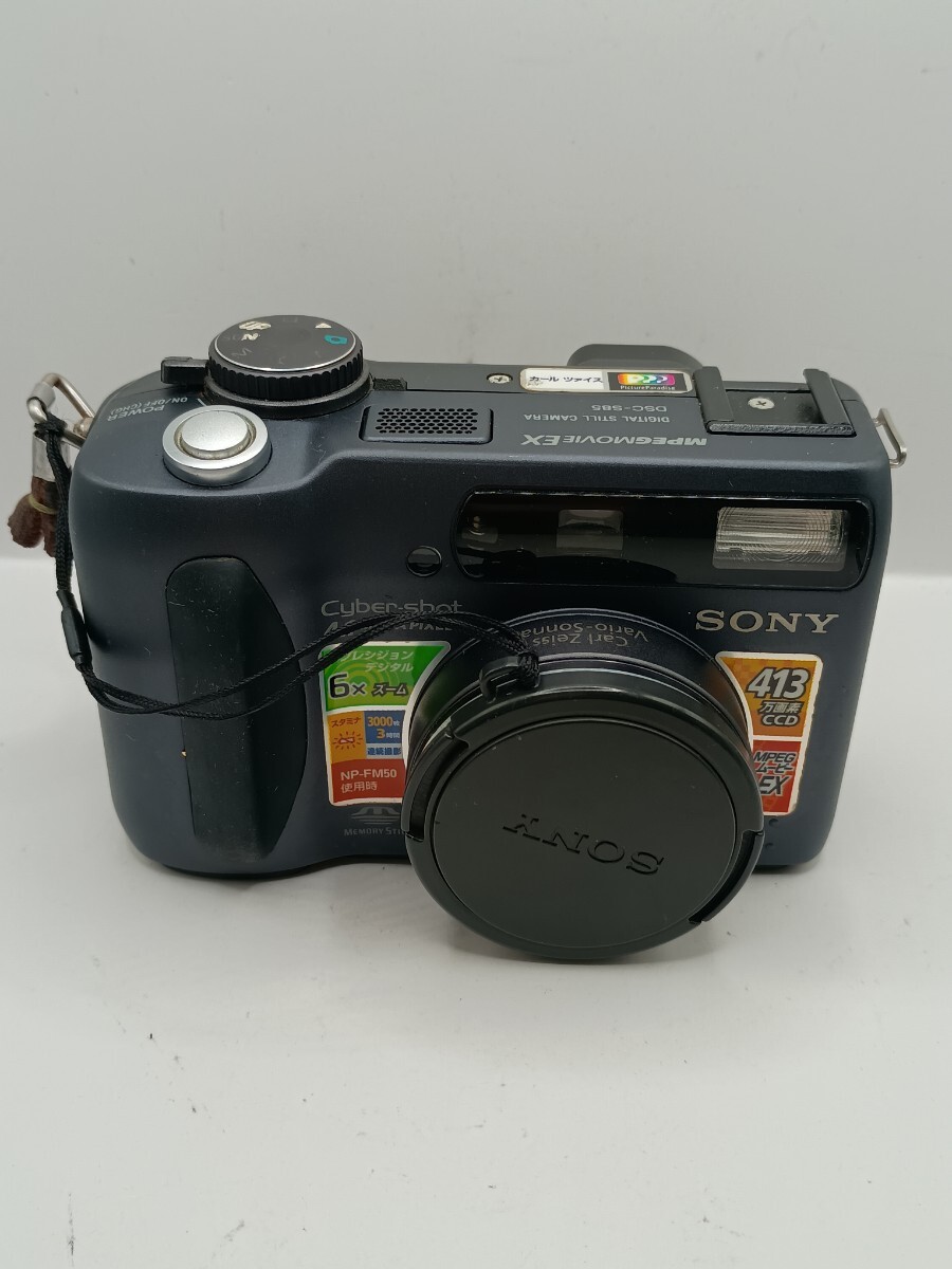 7947 【動作未確認】1円スタート SONY Cyber-shot DSC-S85 ブラック デジタルカメラ