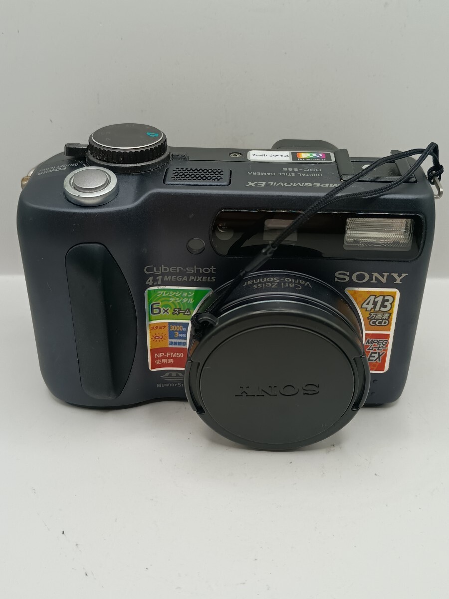 7495 【動作未確認】1円スタート SONY Cyber-shot DSC-S85 ブラック デジタルカメラ