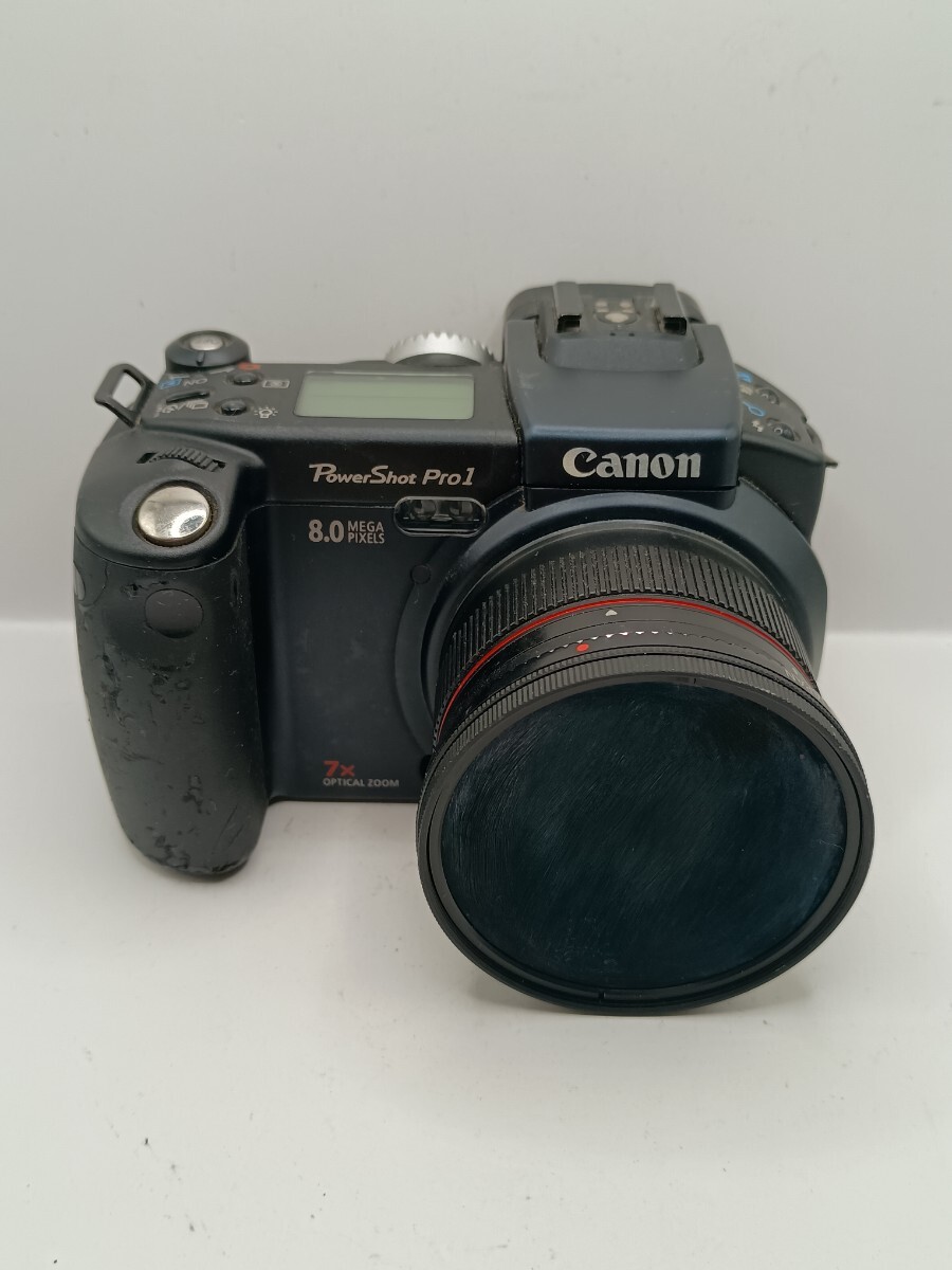 7948 【通電・動作未確認】1円スタート Canon PowerShot Pro1 ブラック デジタルカメラ