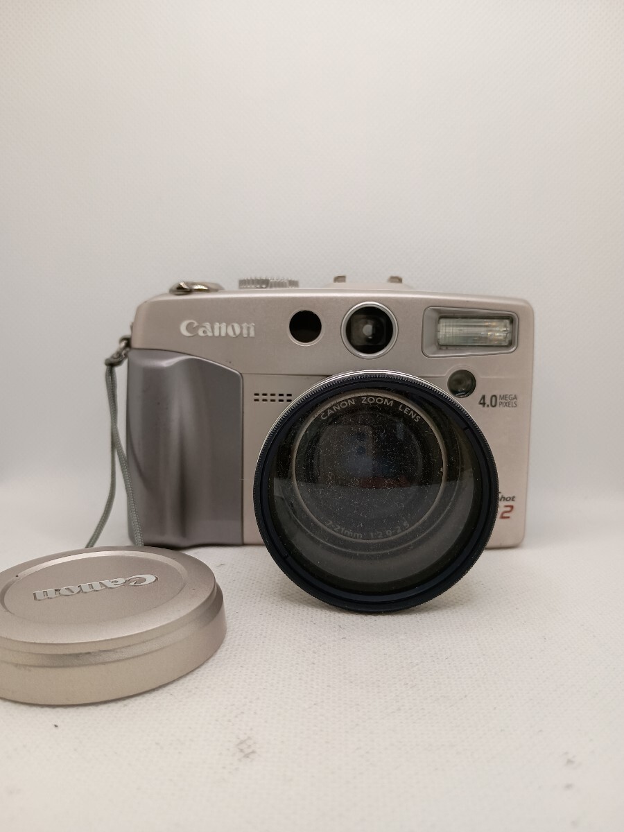 7498【動作未確認】1円スタート Canon PowerShot G2 デジタルカメラ　シルバー