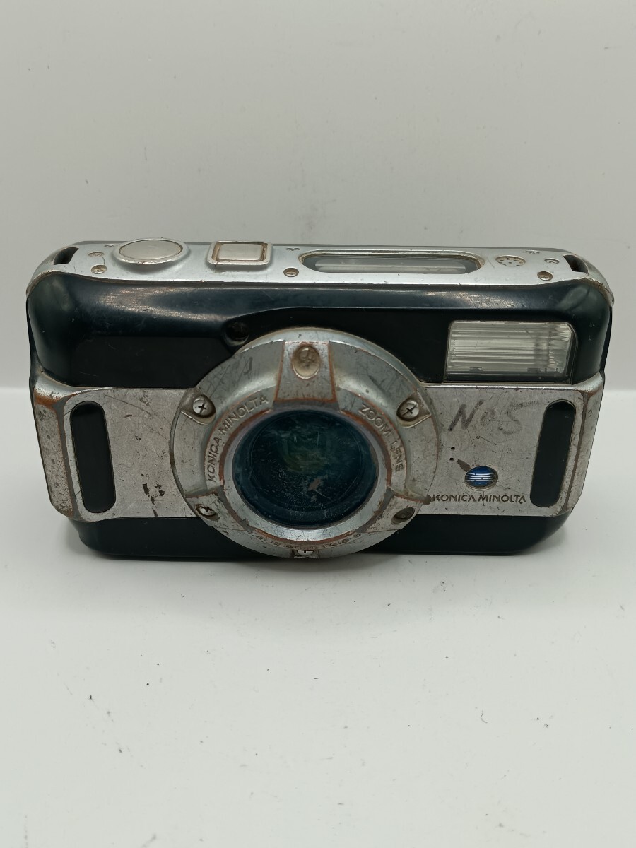7950 【通電・動作未確認】1円スタート Konica DG-5W ブラック コンパクトデジタルカメラ