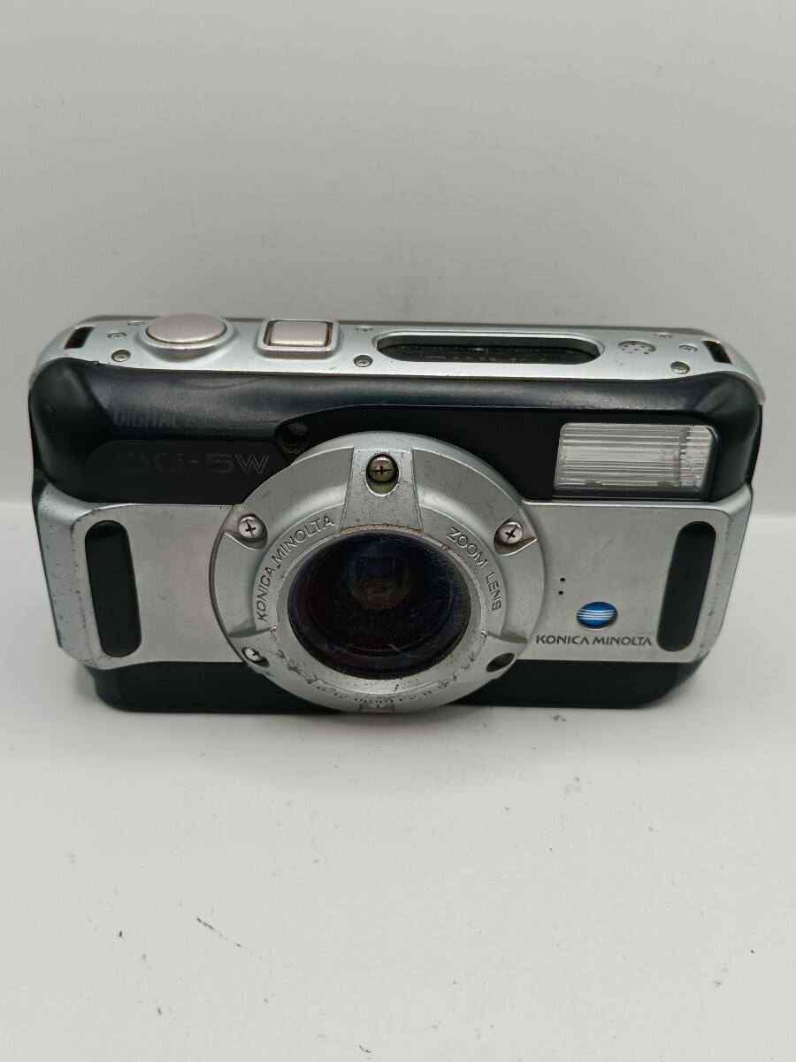 7951 【通電・動作未確認】1円スタート Konica DG-5W ブラック コンパクトデジタルカメラ