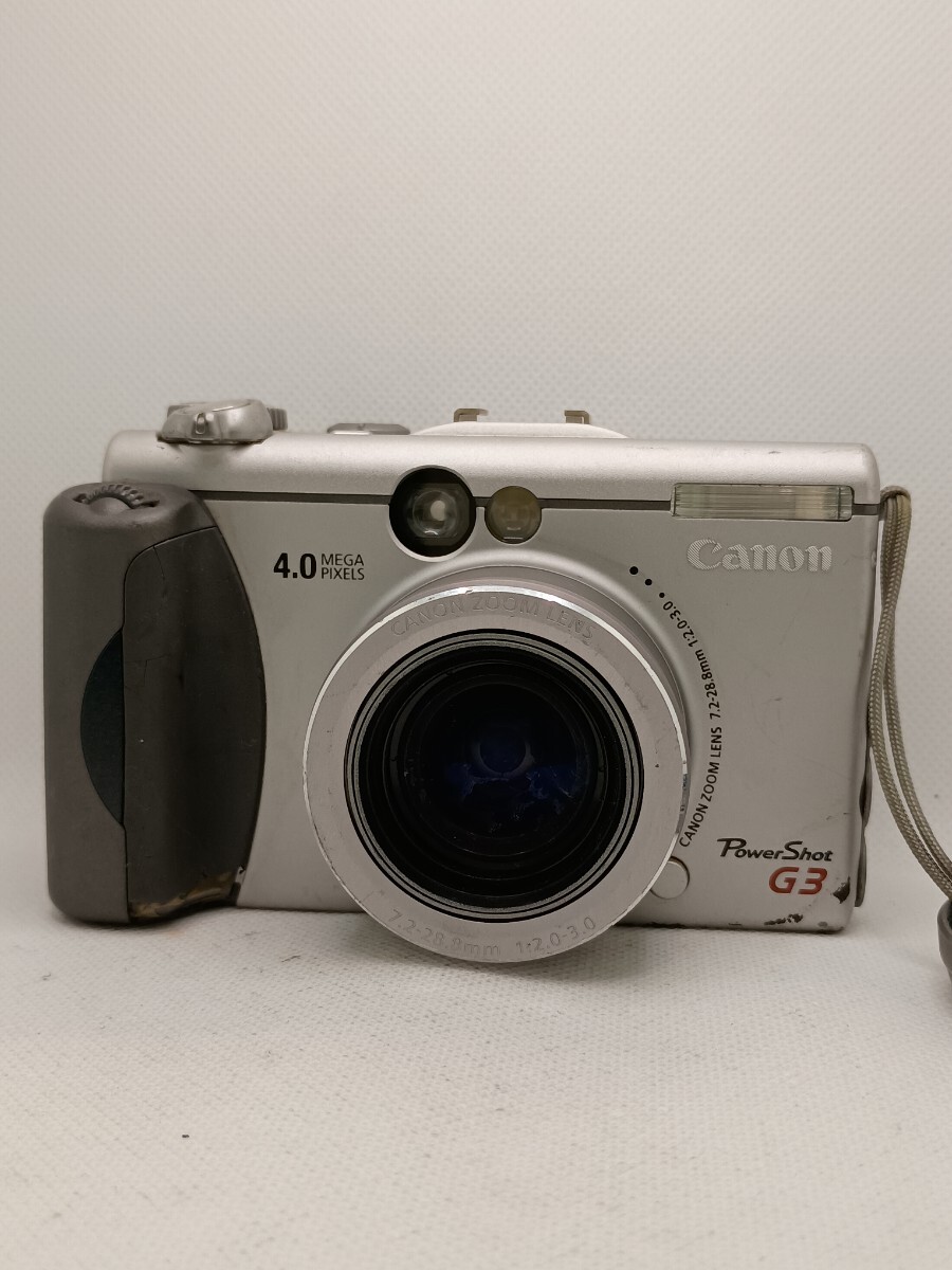 7953【動作未確認】1円スタート Canon PowerShot G3 コンパクトデジタルカメラ シルバー