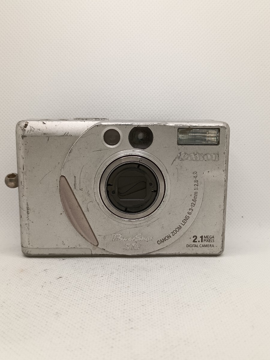 0492【動作未確認】1円スタート Canon Powershot S10 コンパクトデジタルカメラ シルバー