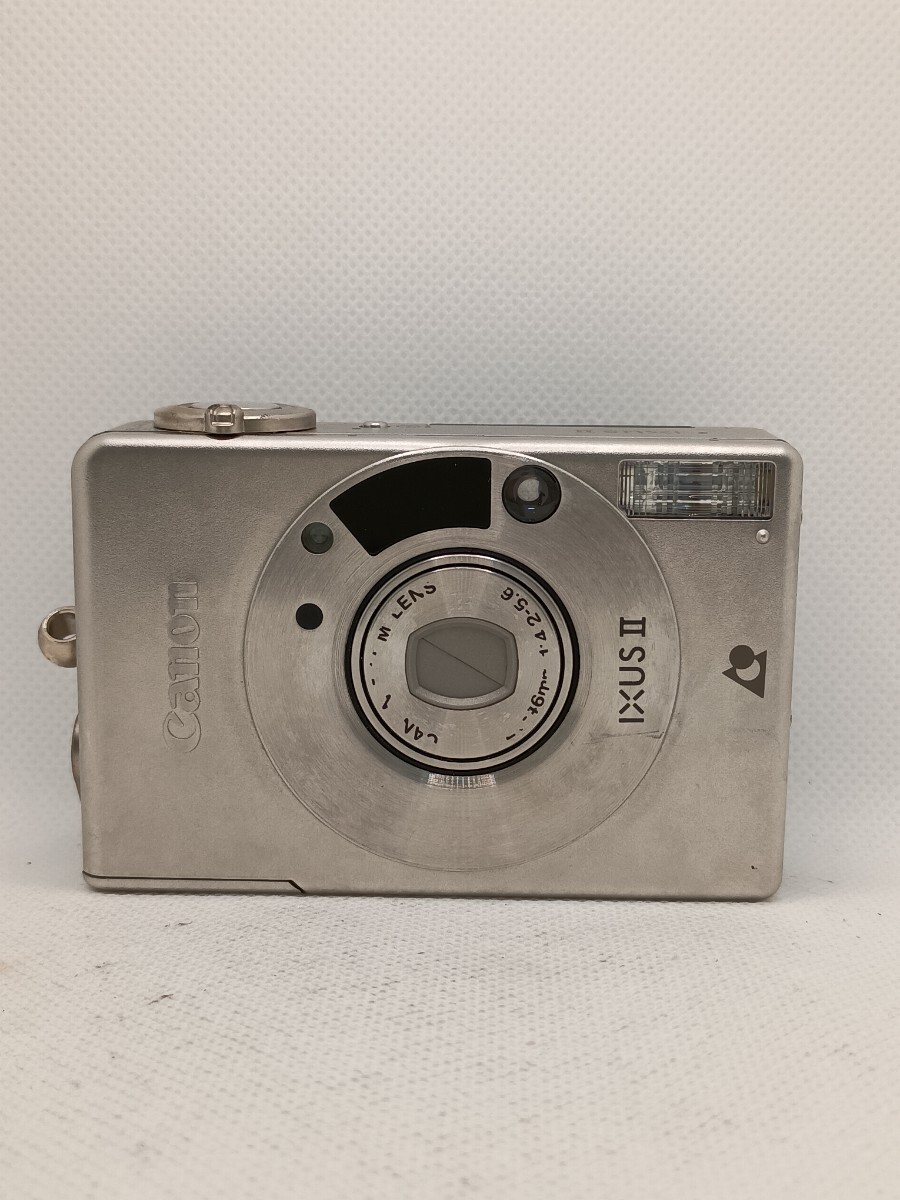 7955【動作未確認】1円スタート Canon IXUSⅡ コンパクトデジタルカメラ シルバー