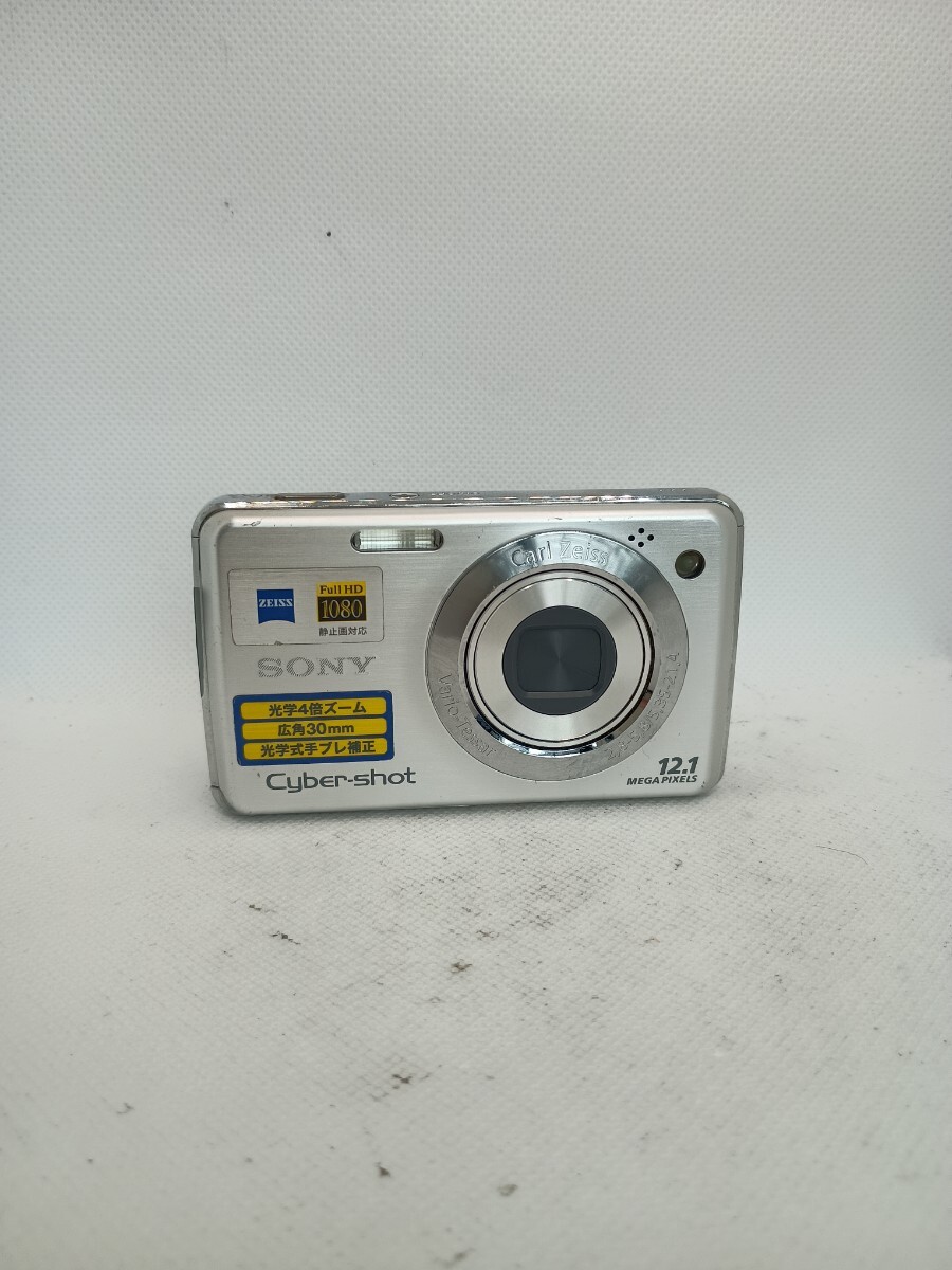 7931【動作確認済み】1円スタート SONY Cyber-shot DSC-W220 シルバー コンパクトデジタルカメラ ソニー デジカメ