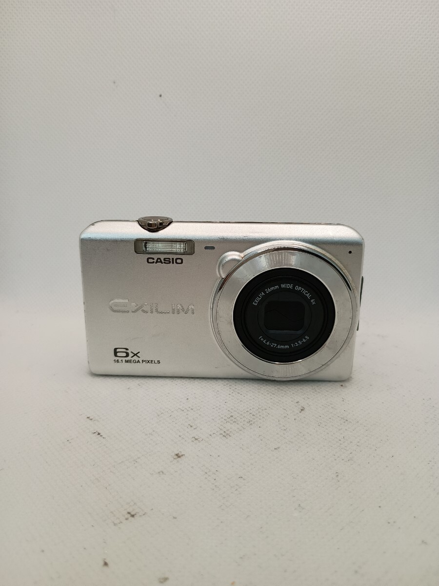 7937【動作確認済み】1円スタート CASIO EXILIM EX-ZS27 シルバー コンパクトデジタルカメラ コンデジ デジカメ カシオ エクシリム