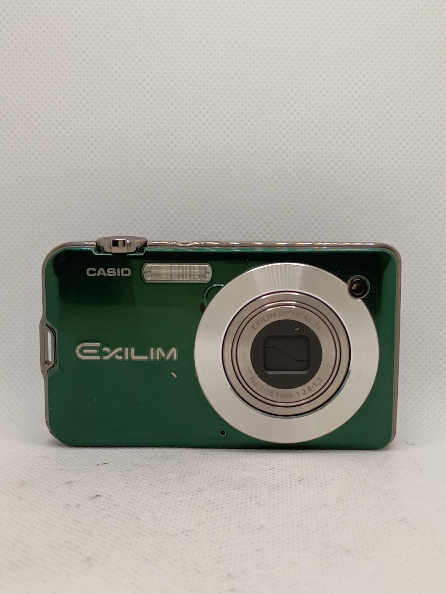 7958【動作確認済み】1円スタート CASIO EXILIM EX-S12 コンパクトデジタルカメラ グリーン