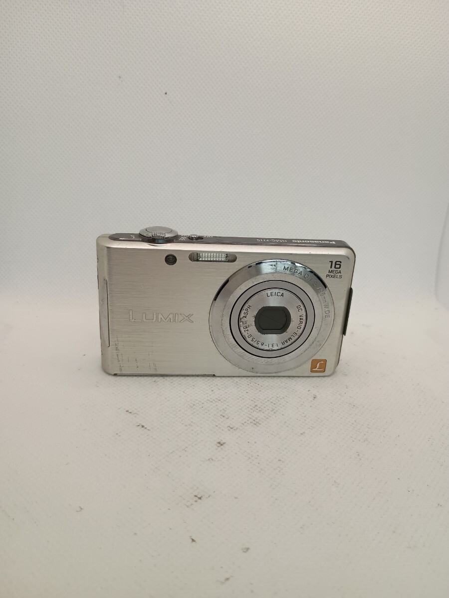 7940【通電確認済み・ジャンク品】1円スタート Panasonic LUMIX DMC-FH5 シルバー コンパクトデジタルカメラ デジカメ ルミックス