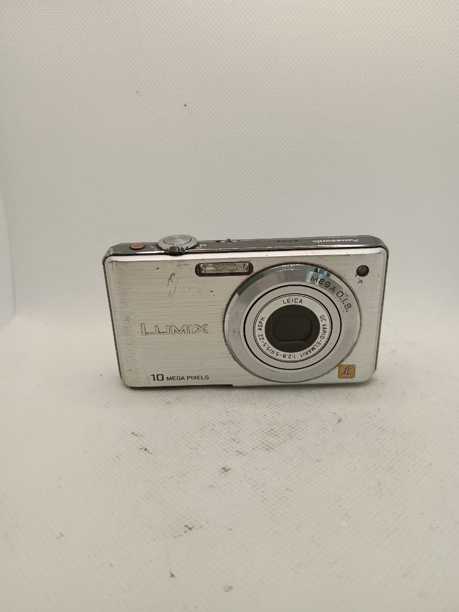 7944【ジャンク品】1円スタート Panasonic LUMIX DMC-FS7 シルバー コンパクトデジタルカメラ デジカメ パナソニック ルミックス