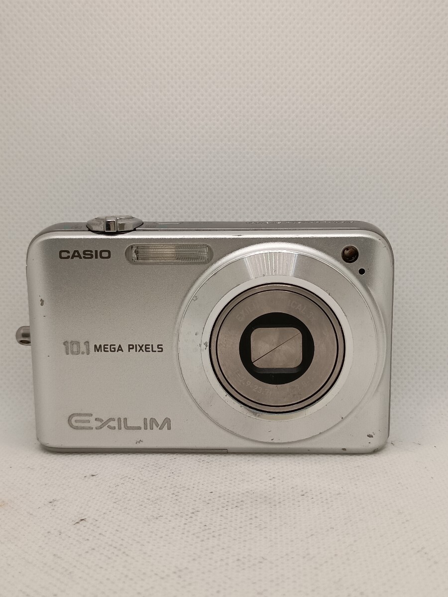 7966【動作確認済み】1円スタート CASIO EXILIM EX-Z1050 コンパクトデジタルカメラ シルバー