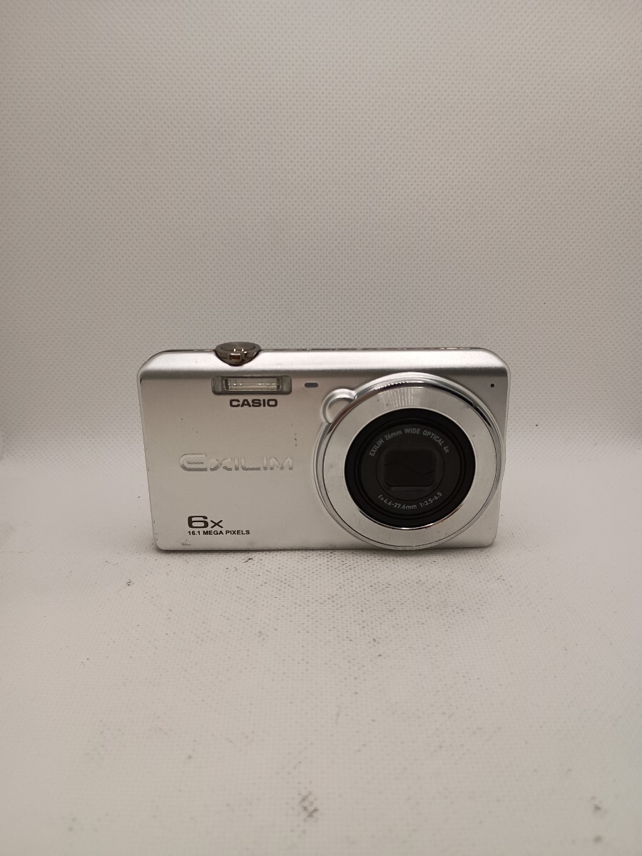 7984【動作確認済み】1円スタート CASIO EXILIM EX-ZS27 シルバー コンパクトデジタルカメラ デジカメ カシオ エクシリム