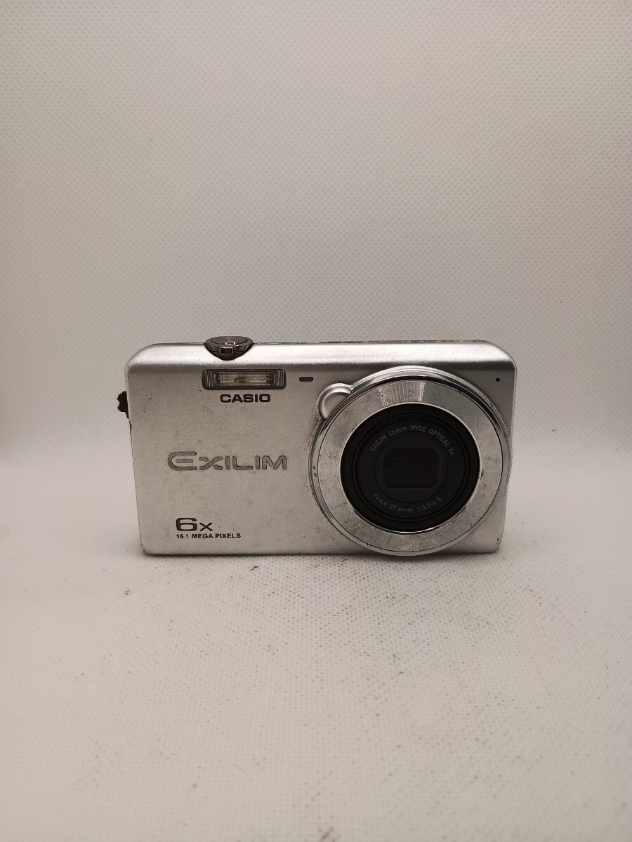 7986【動作確認済み】1円スタート CASIO EXILIM　 EX-ZS26 シルバー カシオ エクシリム コンパクトデジタルカメラ デジカメ