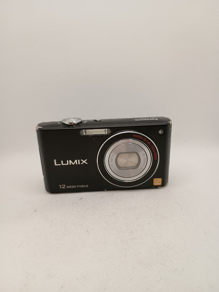 7987【動作確認済み】1円スタート Panasonic LUMIX DMC-FX40 ブラック パナソニック ルミックス コンパクトデジタルカメラ デジカメ
