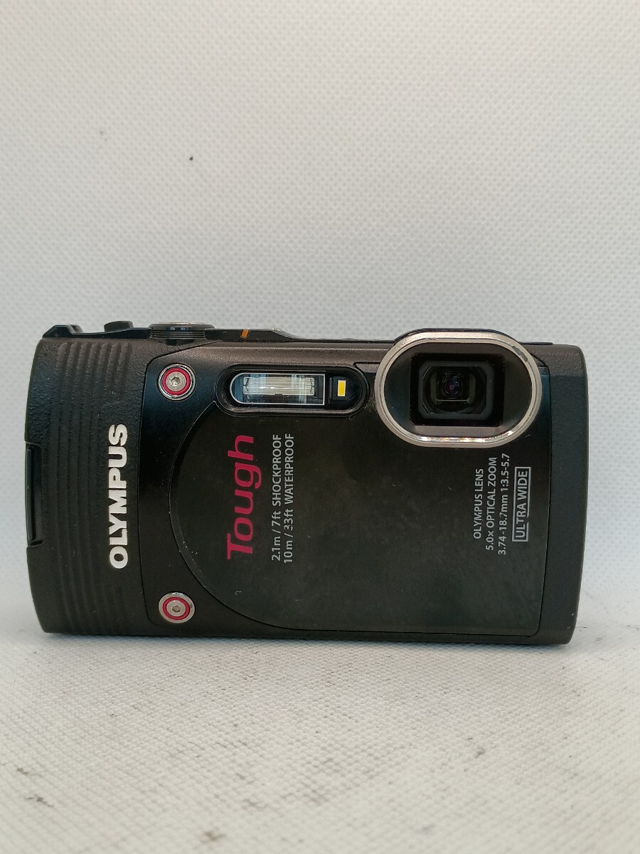 8016【動作確認済み】1円スタート OLYMPUS Tough STYLUS TG-850 コンパクトデジタルカメラ ブラック