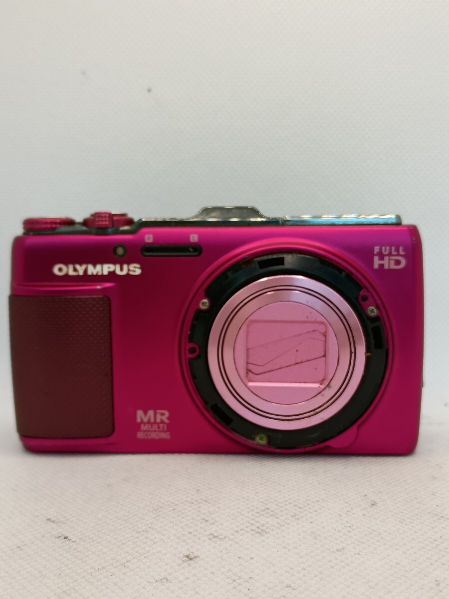 8017【動作確認済み】1円スタート OLYMPUS SH-25MR コンパクトデジタルカメラ ピンク