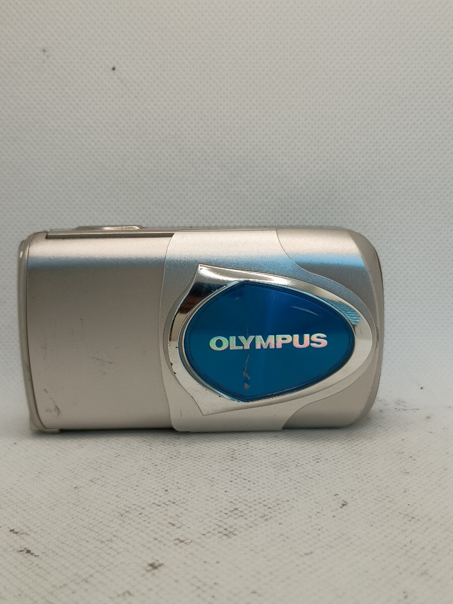 8018【動作確認済み】1円スタート OLYMPUS μ-15 コンパクトデジタルカメラ シルバー