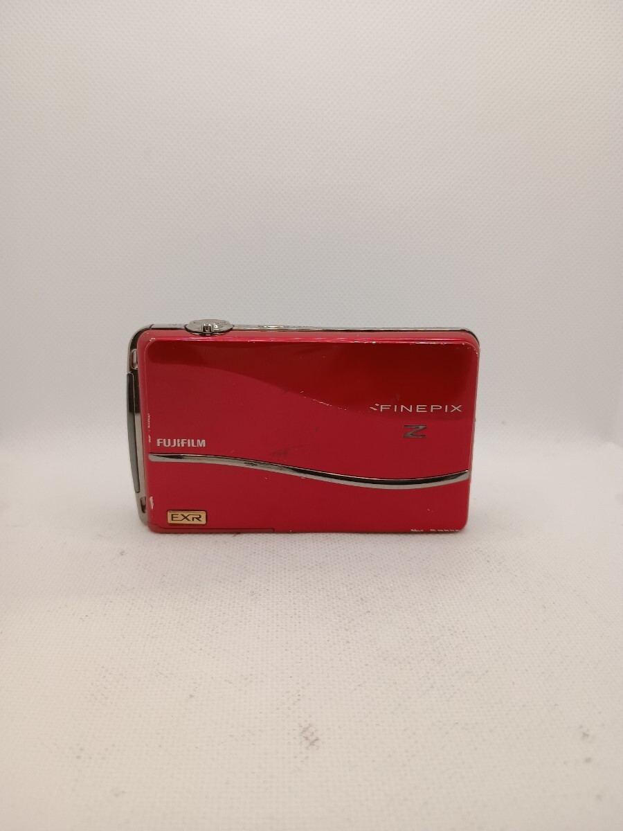 8032【動作確認済み】1円スタート FUJIFILM FinePix Z800EXR レッド コンパクトデジタルカメラ デジカメ