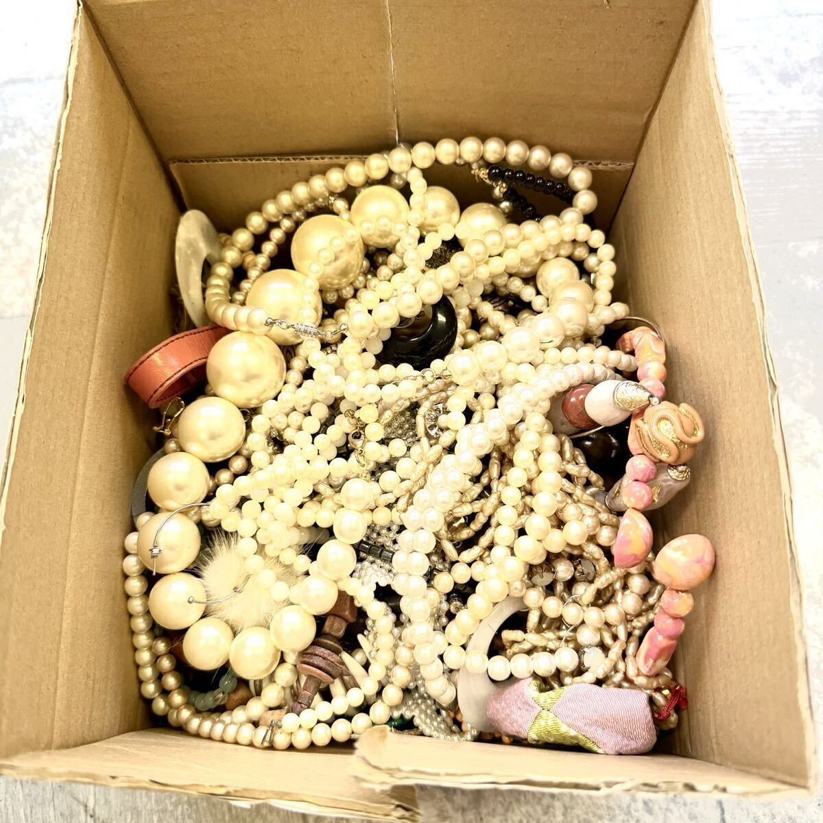 約2.9kg パール 真珠 アクセサリー ジュエリー ネックレス ピアス まとめ セット 大量